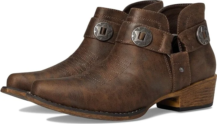 Roper Ava Harness Cowboy Women's Boots Brown : 9 B - Medium