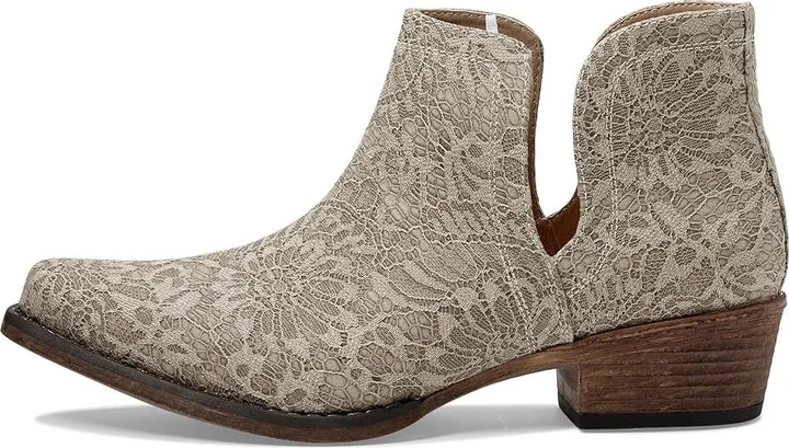 Roper Ava Lace Cowboy Women's Boots Tan : 8.5 B - Medium, Leather - Image 5