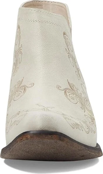 Roper Ava Laser Cowboy Women's Boots White : 5.5 B - Medium, Leather - Image 2