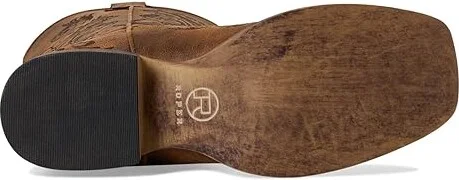 Roper Bailey Laser Cowboy Women's Boots Tan : 6 B - Medium, Leather - Image 3