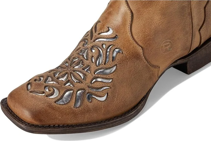 Roper Belle Ii Cowboy Women's Boots Tan : 6 B - Medium, Textile - Image 7