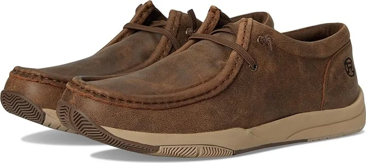 Roper Clearcut Low Men's Slip on Shoes Brown 9 : 8.5 D - Medium, Leather