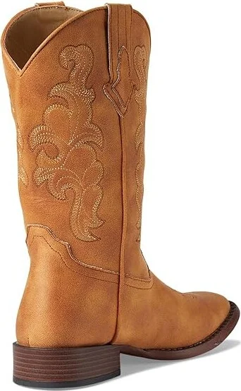 Roper Cowboy Classic Women's Shoes Tan : 8 B - Medium, Synthetic - Image 4