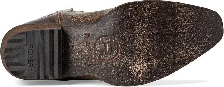 Roper Dusty Burnished Women's Shoes Brown : 8 B - Medium, Leather - Image 3
