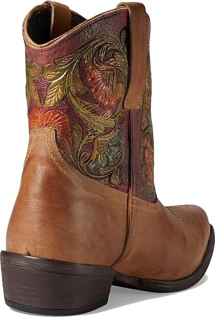 Roper Dusty Tooled Women's Shoes Tan : 7.5 B - Medium, Leather - Image 4