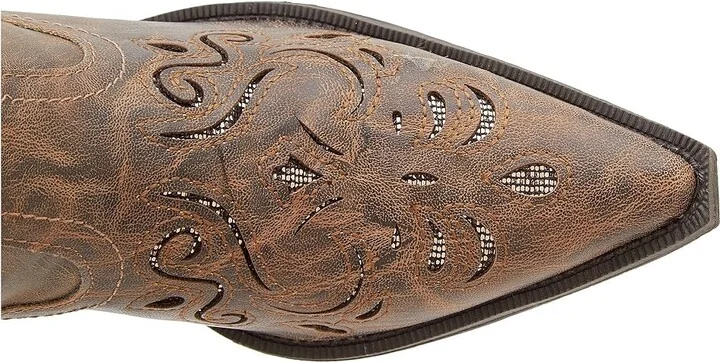 Roper Glitter Underlay Boot Women's Boots Tan : 10 M, Synthetic - Image 3