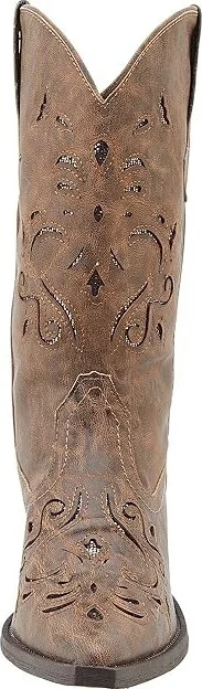 Roper Glitter Underlay Boot Women's Boots Tan : 10 M, Synthetic - Image 6