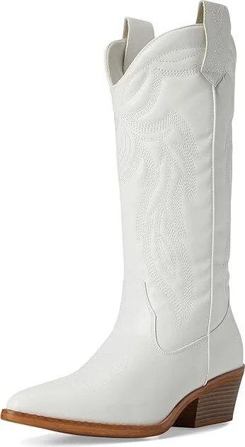Roper Hattie Cowboy Women's Boots White : 9.5 B - Medium - Image 5