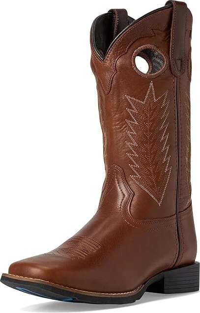 Roper James Cowboy Boots Tan : 11.5 D - Medium, Leather/Rubber/Textile - Image 5