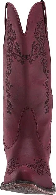 Roper Judith Cowboy Women's Boots Vintage Red Faux Leather : 10 M, Synthetic - Image 6