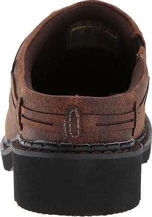 Roper Laces Women's Slip on Shoes Brown Crazy Horse Leather : 10 M - Image 5