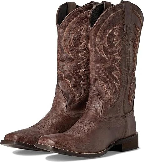 Roper Lindsey Cowboy Women's Boots Brown : 5.5 B - Medium