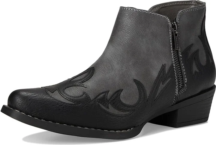 Roper Lorene Cowboy Women's Boots Grey : 6.5 B - Medium, Leather - Image 5
