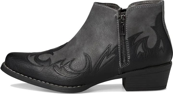 Roper Lorene Cowboy Women's Boots Grey : 6.5 B - Medium, Leather - Image 6
