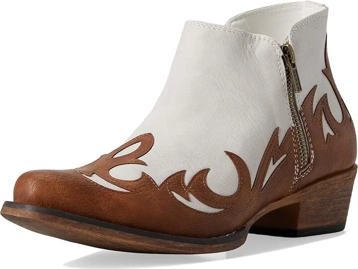 Roper Lorene Cowboy Women's Boots White : 5.5 B - Medium, Leather - Image 5