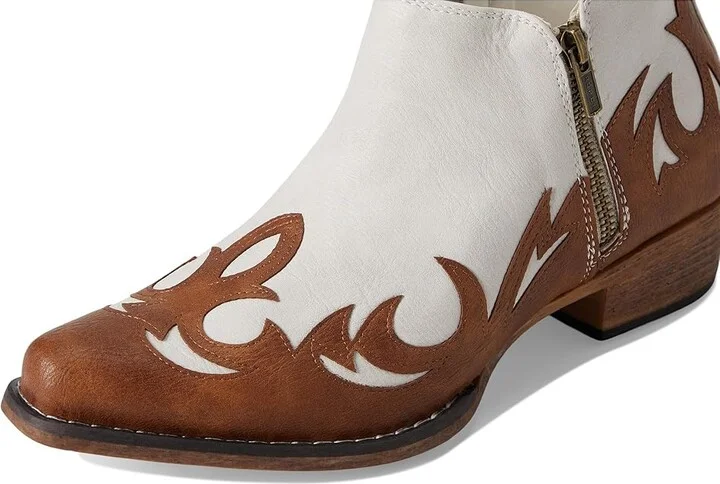 Roper Lorene Cowboy Women's Boots White : 5.5 B - Medium, Leather - Image 7