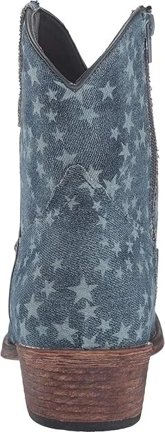 Roper Merica Denim Women's Boots Stonewashed Denim/All-Over Star Print : 5 M, Textile - Image 5
