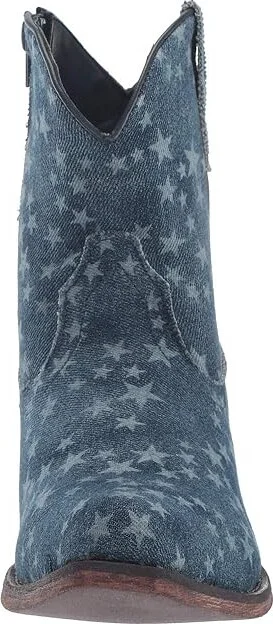 Roper Merica Denim Women's Boots Stonewashed Denim/All-Over Star Print : 5 M, Textile - Image 6
