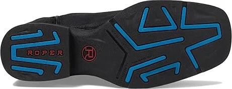 Roper Monterey Cowboy Boots Black : 8 D - Medium, Leather - Image 3