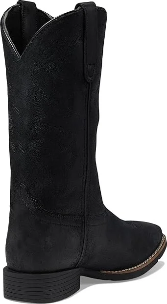 Roper Monterey Cowboy Boots Black : 8 D - Medium, Leather - Image 4
