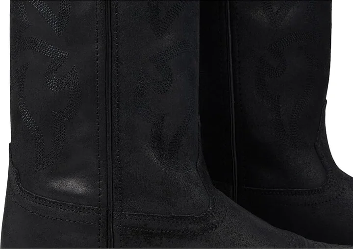 Roper Monterey Cowboy Boots Black : 8 D - Medium, Leather - Image 6