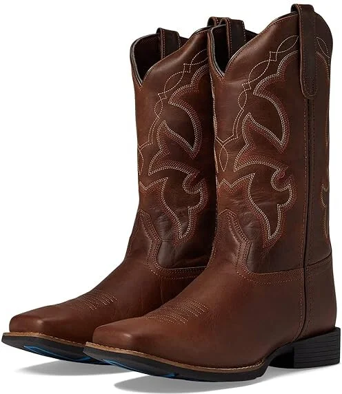 Roper Monterey Cowboy Boots Tan 5 : 11.5 EE - Wide, Leather