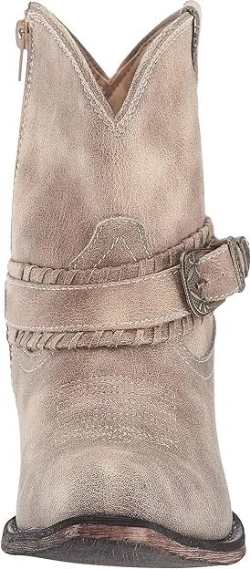 Roper Nelly Cowboy Women's Boots Vintage Beige Faux Leather : 10 M, Synthetic - Image 6