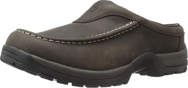 Roper Performance Moc Toe Mule Men's Slip on Shoes Brown : 7.5 D - Medium, Leather - Image 2