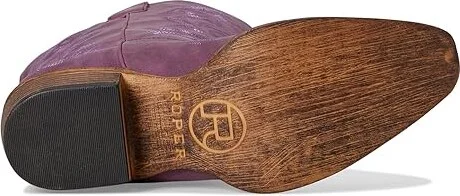 Roper Riley Boots Women's Dress Sandals Purple : 7.5 B - Medium, Leather - Image 3