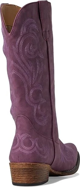 Roper Riley Boots Women's Dress Sandals Purple : 7.5 B - Medium, Leather - Image 4