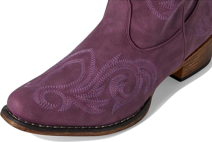 Roper Riley Boots Women's Dress Sandals Purple : 7.5 B - Medium, Leather - Image 7
