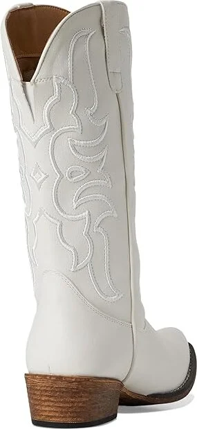 Roper Riley Flextra Cord Cowboy Women's Boots White : 6.5 B - Medium, Leather - Image 4