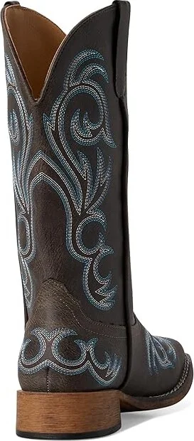 Roper Riley Square Cowboy Women's Boots Brown : 10 B - Medium, Leather - Image 4