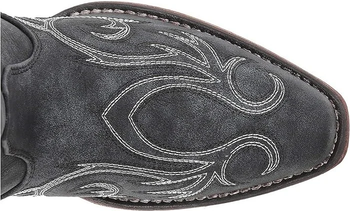 Roper Riley Women's Dress Shoes Black Faux Leather/All Over Embroidery : 10 M, Synthetic - Image 3