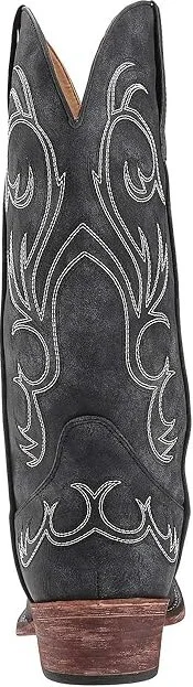 Roper Riley Women's Dress Shoes Black Faux Leather/All Over Embroidery : 10 M, Synthetic - Image 5