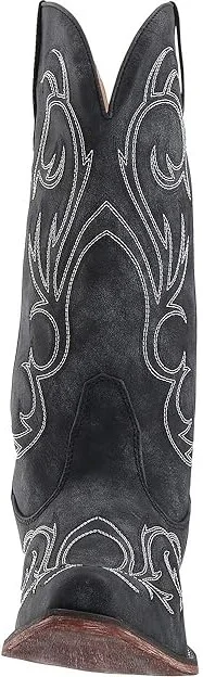 Roper Riley Women's Dress Shoes Black Faux Leather/All Over Embroidery : 10 M, Synthetic - Image 6