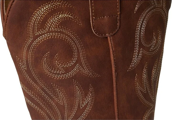 Roper Riley Women's Dress Shoes Cognac Faux Leather : 10 M, Synthetic - Image 5