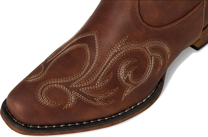 Roper Riley Women's Dress Shoes Cognac Faux Leather : 10 M, Synthetic - Image 7