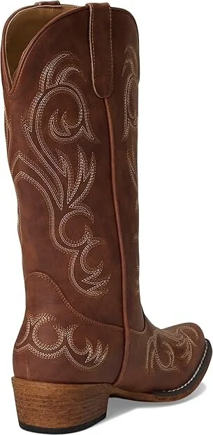 Roper Riley Women's Dress Shoes Cognac Faux Leather : 10 M, Synthetic - Image 8