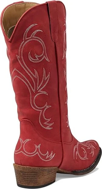 Roper Riley Women's Dress Shoes Red : 5 M, Leather - Image 4