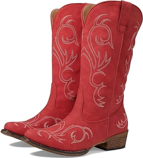 Roper Riley Women's Dress Shoes Red : 5 M, Leather