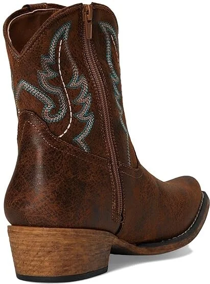 Roper Shay Cowboy Women's Boots Cognac Faux Leather : 10 M, Synthetic - Image 5