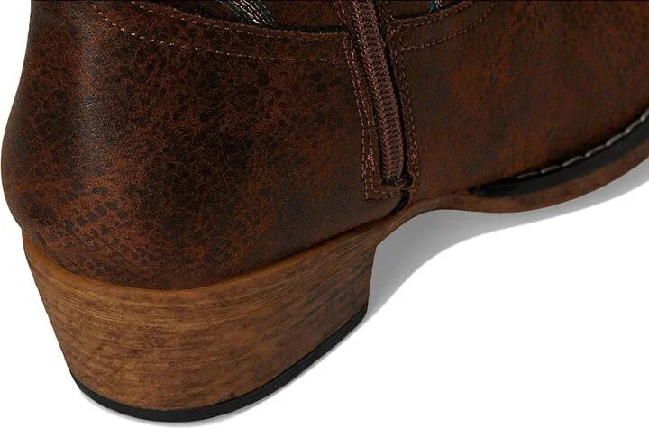 Roper Shay Cowboy Women's Boots Cognac Faux Leather : 10 M, Synthetic - Image 8