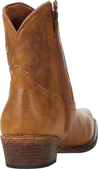 Roper Shay Cowboy Women's Boots Tan : 5.5 M, Synthetic - Image 4