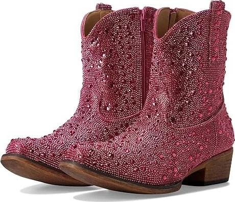Roper Shay Jewells Cowboy Women's Boots Pink : 5.5 B - Medium, Leather