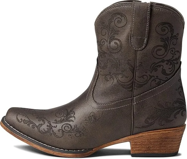 Roper Short Stuff Cowboy Women's Boots Grey : 5 M, Synthetic - Image 5