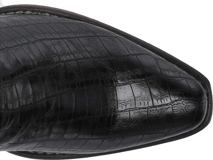 Roper Sofia Caiman Women's Pull-on Boots Black Faux Caiman Leather : 11 M, Synthetic - Image 3