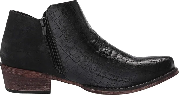 Roper Sofia Caiman Women's Pull-on Boots Black Faux Caiman Leather : 11 M, Synthetic - Image 8