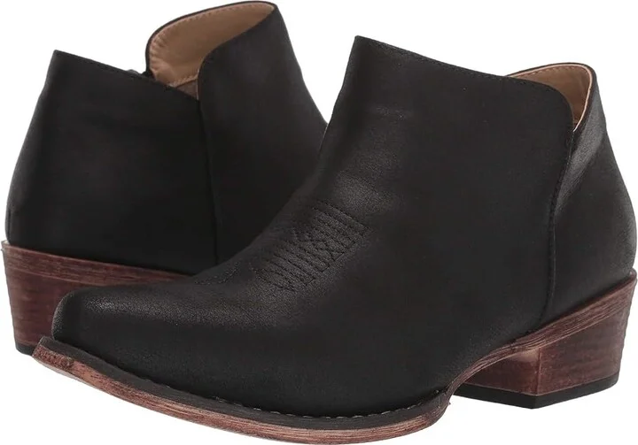 Roper Sofia Women's Shoes Vintage Black Faux Leather : 5.5 M, Synthetic