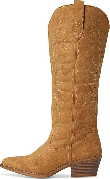 Roper Starburst Cowboy Women's Boots Tan : 8.5 B - Medium, Leather/Rubber - Image 6